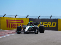 Lewis Hamilton of the UK drives the (44) Mercedes-AMG Petronas F1 Team F1 W15 E Performance Mercedes during the Formula 1 Pirelli United Sta...