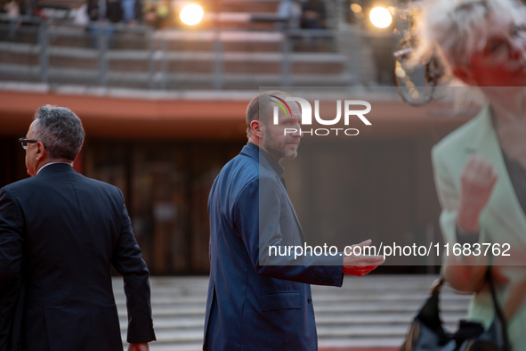 Ralph Fiennes attends the ''The Return'' red carpet during the 19th Rome Film Festival at Auditorium Parco Della Musica in Rome, Italy, on O...