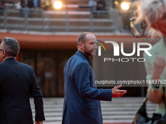 Ralph Fiennes attends the ''The Return'' red carpet during the 19th Rome Film Festival at Auditorium Parco Della Musica in Rome, Italy, on O...