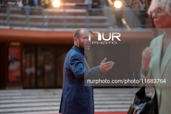 Ralph Fiennes attends the ''The Return'' red carpet during the 19th Rome Film Festival at Auditorium Parco Della Musica in Rome, Italy, on O...