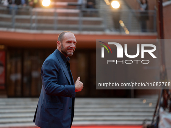 Ralph Fiennes attends the ''The Return'' red carpet during the 19th Rome Film Festival at Auditorium Parco Della Musica in Rome, Italy, on O...