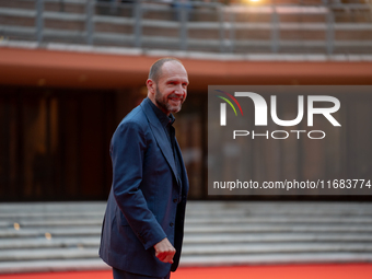 Ralph Fiennes attends the ''The Return'' red carpet during the 19th Rome Film Festival at Auditorium Parco Della Musica in Rome, Italy, on O...