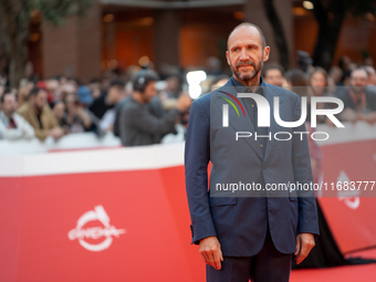 Ralph Fiennes attends the ''The Return'' red carpet during the 19th Rome Film Festival at Auditorium Parco Della Musica in Rome, Italy, on O...