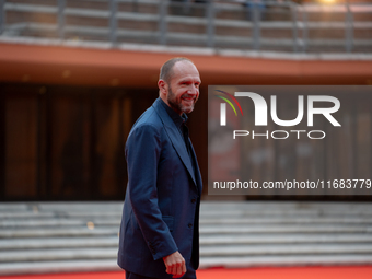 Ralph Fiennes attends the ''The Return'' red carpet during the 19th Rome Film Festival at Auditorium Parco Della Musica in Rome, Italy, on O...