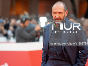 Ralph Fiennes attends the ''The Return'' red carpet during the 19th Rome Film Festival at Auditorium Parco Della Musica in Rome, Italy, on O...