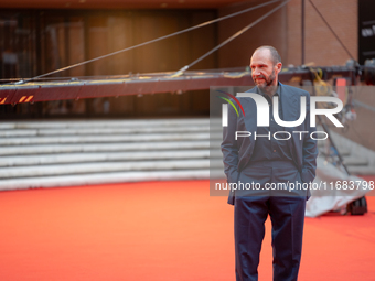 Ralph Fiennes attends the ''The Return'' red carpet during the 19th Rome Film Festival at Auditorium Parco Della Musica in Rome, Italy, on O...