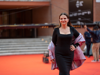 Juliette Binoche attends the ''The Return'' red carpet during the 19th Rome Film Festival at Auditorium Parco Della Musica in Rome, Italy, o...