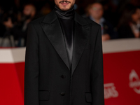 Giancarlo Commare attends the ''Eterno Visionario'' red carpet during the 19th Rome Film Festival at Auditorium Parco Della Musica in Rome,...