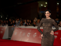 Anna Gargano attends the ''Eterno Visionario'' red carpet during the 19th Rome Film Festival at Auditorium Parco Della Musica in Rome, Italy...