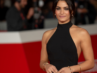 Aurora Giovinazzo attends the ''Eterno Visionario'' red carpet during the 19th Rome Film Festival at Auditorium Parco Della Musica in Rome,...