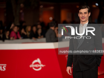 Michelangelo Placido attends the ''Eterno Visionario'' red carpet during the 19th Rome Film Festival at Auditorium Parco Della Musica in Rom...