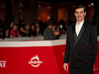 Michelangelo Placido attends the ''Eterno Visionario'' red carpet during the 19th Rome Film Festival at Auditorium Parco Della Musica in Rom...