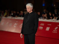 Fabrizio Bentivoglio attends the ''Eterno Visionario'' red carpet during the 19th Rome Film Festival at Auditorium Parco Della Musica in Rom...