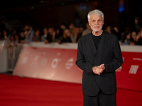 Michele Placido attends the ''Eterno Visionario'' red carpet during the 19th Rome Film Festival at Auditorium Parco Della Musica in Rome, It...