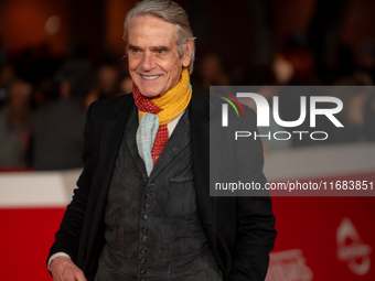 Jeremy Irons attends the ''The Count Of Monte Cristo'' red carpet during the 19th Rome Film Festival at Auditorium Parco Della Musica in Rom...