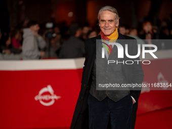 Jeremy Irons attends the ''The Count Of Monte Cristo'' red carpet during the 19th Rome Film Festival at Auditorium Parco Della Musica in Rom...