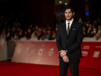 Nicolas Maupas attends the ''The Count Of Monte Cristo'' red carpet during the 19th Rome Film Festival at Auditorium Parco Della Musica in R...