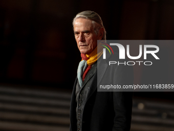 Jeremy Irons attends the ''The Count Of Monte Cristo'' red carpet during the 19th Rome Film Festival at Auditorium Parco Della Musica in Rom...