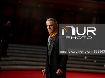 Jeremy Irons attends the ''The Count Of Monte Cristo'' red carpet during the 19th Rome Film Festival at Auditorium Parco Della Musica in Rom...