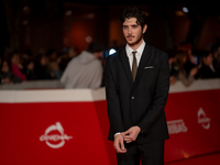 Nicolas Maupas attends the ''The Count Of Monte Cristo'' red carpet during the 19th Rome Film Festival at Auditorium Parco Della Musica in R...