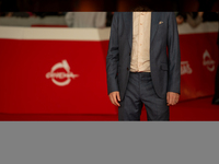 Michele Riondino attends the ''The Count Of Monte Cristo'' red carpet during the 19th Rome Film Festival at Auditorium Parco Della Musica in...