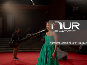 Karla-Simone Spence attends the ''The Count Of Monte Cristo'' red carpet during the 19th Rome Film Festival at Auditorium Parco Della Musica...