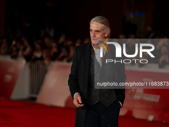 Jeremy Irons attends the ''The Count Of Monte Cristo'' red carpet during the 19th Rome Film Festival at Auditorium Parco Della Musica in Rom...