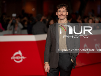 Sam Claflin attends the ''The Count Of Monte Cristo'' red carpet during the 19th Rome Film Festival at Auditorium Parco Della Musica in Rome...