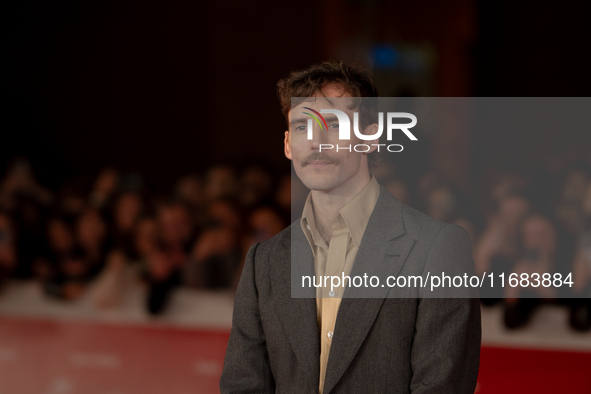 Sam Claflin attends the ''The Count Of Monte Cristo'' red carpet during the 19th Rome Film Festival at Auditorium Parco Della Musica in Rome...