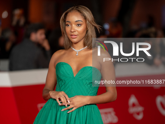 Karla-Simone Spence attends the ''The Count Of Monte Cristo'' red carpet during the 19th Rome Film Festival at Auditorium Parco Della Musica...