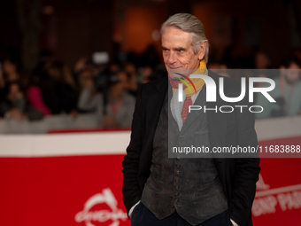 Jeremy Irons attends the ''The Count Of Monte Cristo'' red carpet during the 19th Rome Film Festival at Auditorium Parco Della Musica in Rom...