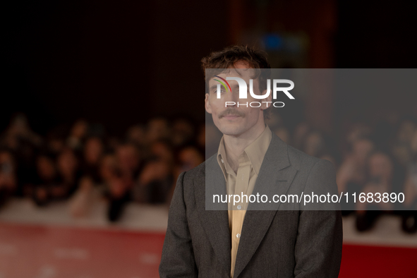 Sam Claflin attends the ''The Count Of Monte Cristo'' red carpet during the 19th Rome Film Festival at Auditorium Parco Della Musica in Rome...