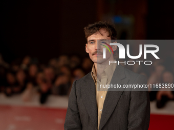 Sam Claflin attends the ''The Count Of Monte Cristo'' red carpet during the 19th Rome Film Festival at Auditorium Parco Della Musica in Rome...