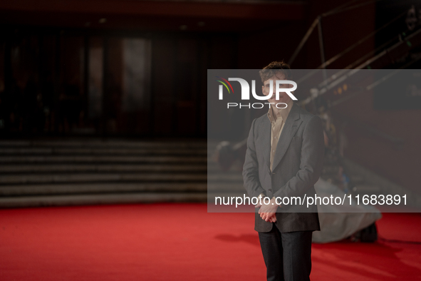 Sam Claflin attends the ''The Count Of Monte Cristo'' red carpet during the 19th Rome Film Festival at Auditorium Parco Della Musica in Rome...