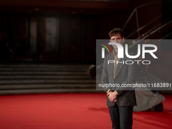 Sam Claflin attends the ''The Count Of Monte Cristo'' red carpet during the 19th Rome Film Festival at Auditorium Parco Della Musica in Rome...