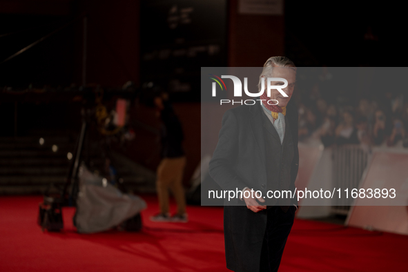 Jeremy Irons attends the ''The Count Of Monte Cristo'' red carpet during the 19th Rome Film Festival at Auditorium Parco Della Musica in Rom...