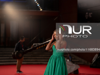 Karla-Simone Spence attends the ''The Count Of Monte Cristo'' red carpet during the 19th Rome Film Festival at Auditorium Parco Della Musica...