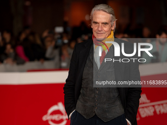 Jeremy Irons attends the ''The Count Of Monte Cristo'' red carpet during the 19th Rome Film Festival at Auditorium Parco Della Musica in Rom...