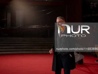 Jeremy Irons attends the ''The Count Of Monte Cristo'' red carpet during the 19th Rome Film Festival at Auditorium Parco Della Musica in Rom...