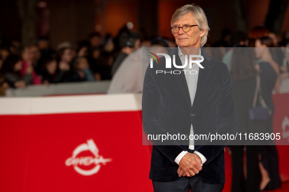 Director Bille August attends the ''The Count Of Monte Cristo'' red carpet during the 19th Rome Film Festival at Auditorium Parco Della Musi...