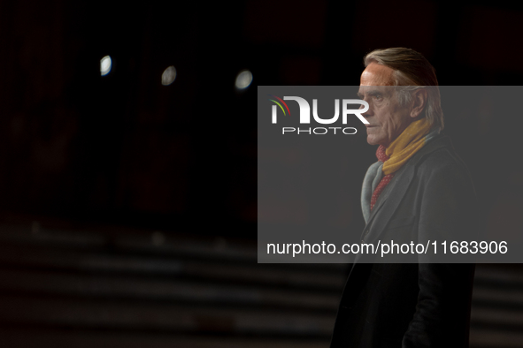 Jeremy Irons attends the ''The Count Of Monte Cristo'' red carpet during the 19th Rome Film Festival at Auditorium Parco Della Musica in Rom...