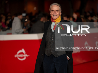 Jeremy Irons attends the ''The Count Of Monte Cristo'' red carpet during the 19th Rome Film Festival at Auditorium Parco Della Musica in Rom...