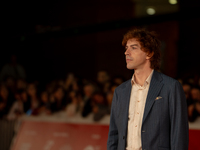 Michele Riondino attends the ''The Count Of Monte Cristo'' red carpet during the 19th Rome Film Festival at Auditorium Parco Della Musica in...