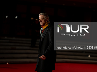 Jeremy Irons attends the ''The Count Of Monte Cristo'' red carpet during the 19th Rome Film Festival at Auditorium Parco Della Musica in Rom...