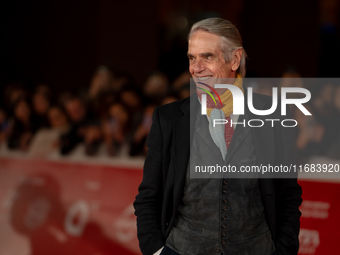 Jeremy Irons attends the ''The Count Of Monte Cristo'' red carpet during the 19th Rome Film Festival at Auditorium Parco Della Musica in Rom...