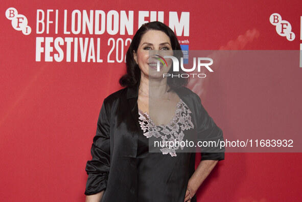 Sadie Frost attend the screening of "Twiggy" during the 68th BFI London Film Festival at BFI Southbank on October 18, 2024 in London, Englan...