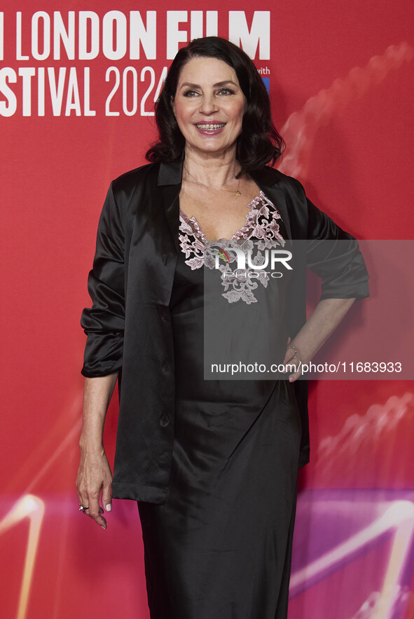 Sadie Frost attend the screening of "Twiggy" during the 68th BFI London Film Festival at BFI Southbank on October 18, 2024 in London, Englan...