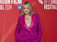 Twiggy aka Lesley Dawson attend the screening of "Twiggy" during the 68th BFI London Film Festival at BFI Southbank on October 18, 2024 in L...