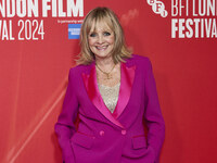 Twiggy aka Lesley Dawson attend the screening of "Twiggy" during the 68th BFI London Film Festival at BFI Southbank on October 18, 2024 in L...