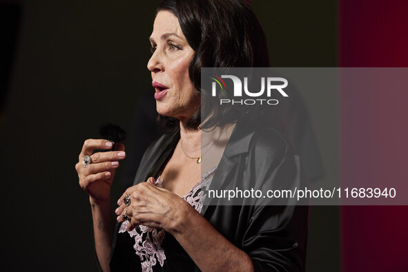 Sadie Frost attend the screening of "Twiggy" during the 68th BFI London Film Festival at BFI Southbank on October 18, 2024 in London, Englan...